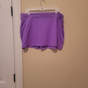Nike Purple Mini Logo Active Activewear Skirt